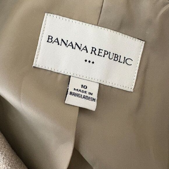 Banana Republic Linen Blazer Size 10 - Picture 8 of 9